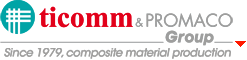 Logo marchio di Ticomm & Promaco